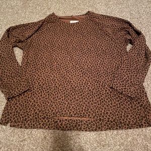 Lou and grey leopard sweatshirt!
